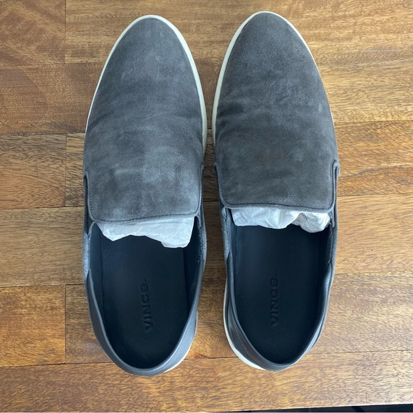 Vince Garvey Sneaker Grey Suede Pointed Toe Size 9.5. - Picture 6 of 11